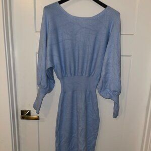 Sweater Dress Light Blue
